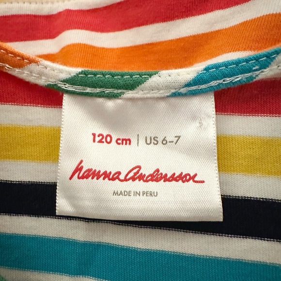 Hanna Andersson | Racer Back Rainbow Twirl Dress (6-7 yrs)🌈 - Picture 4 of 4